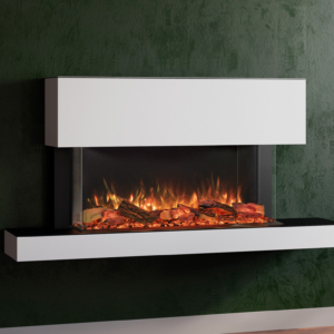 Regency Onyx EX110 <br />Bay Front Electric Fireplace